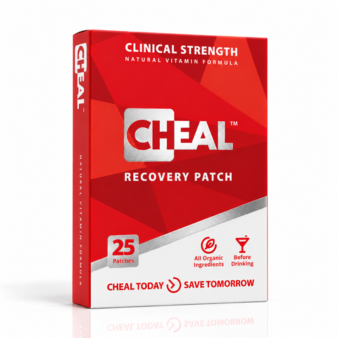 CHEAL hangover recovery patches, 25-pack box
