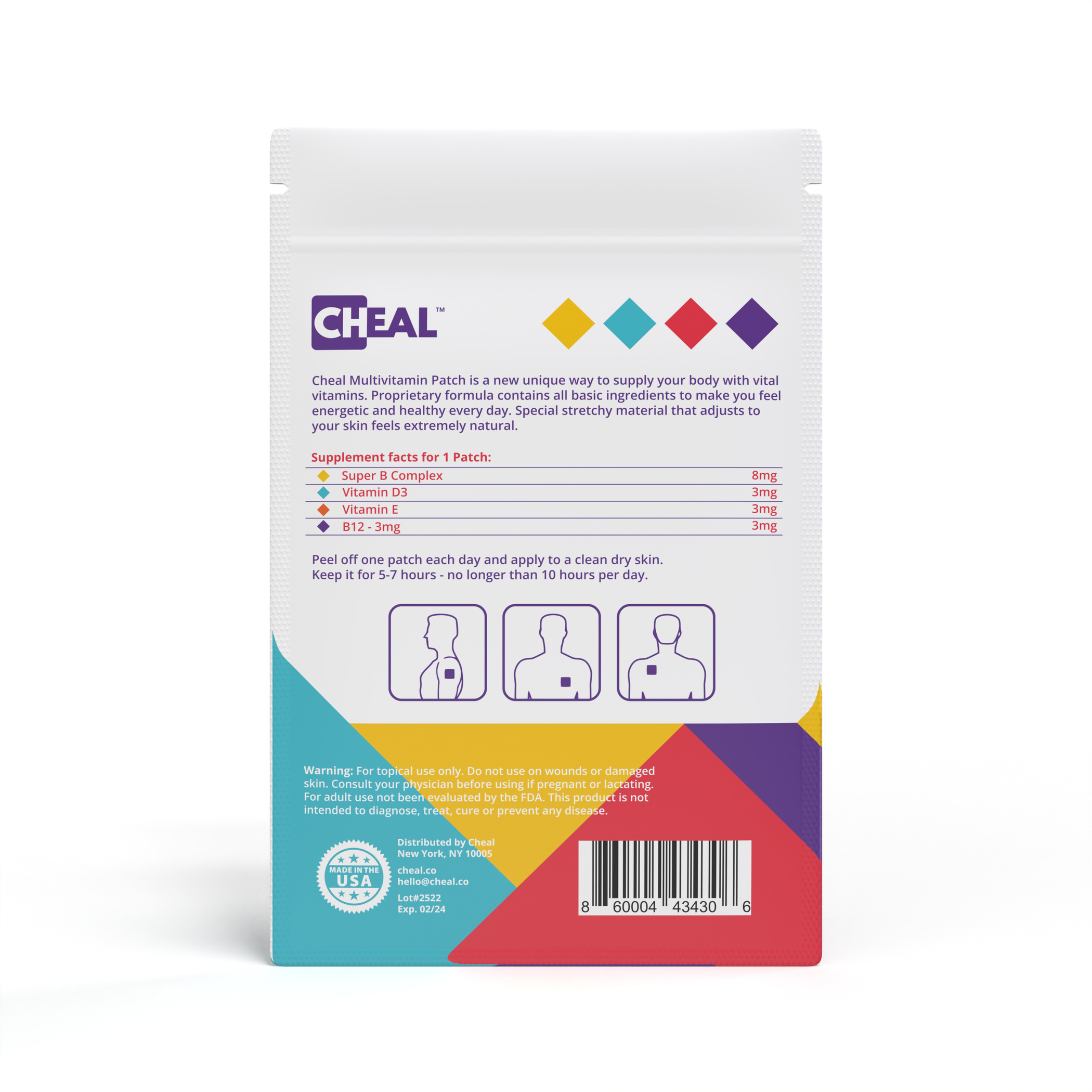 CHEAL Multivitamin Daily Patches – Cheal